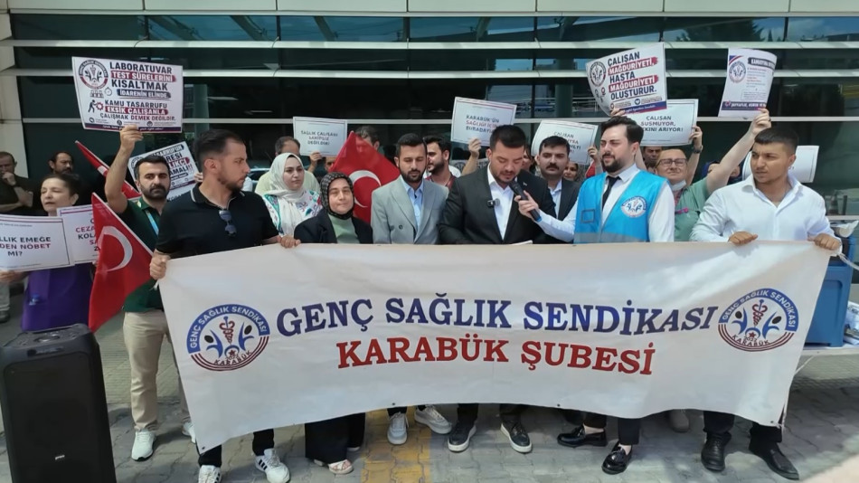 KARABÜK’TE SAĞLIK ÇALIŞANLARININ SORUNLARINI GÜNDEME TAŞIDIK